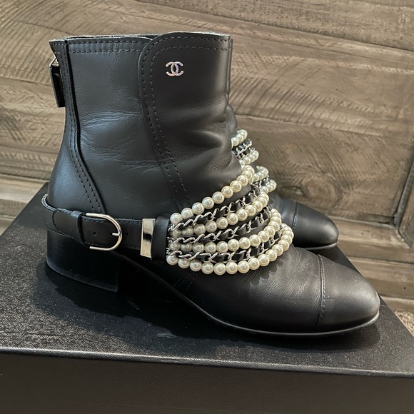 Chanel Calfskin Short Boots - Picture 2 of 7